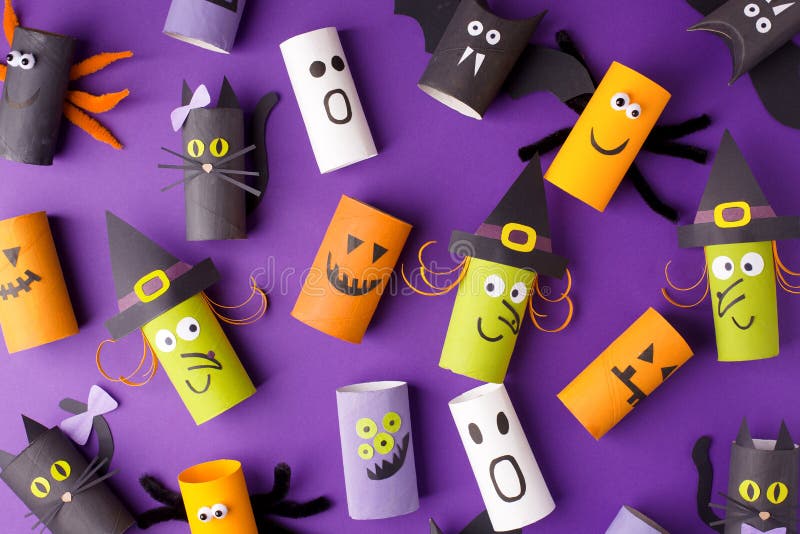 como fazer decoração de halloween com garrafa pet