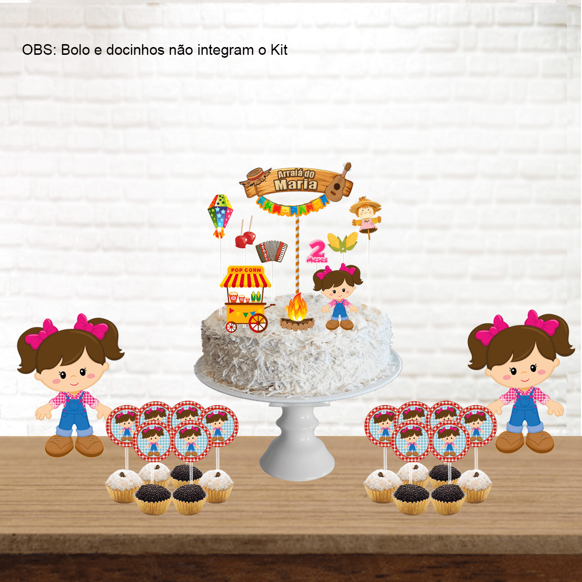 decoração arraiá mesversário