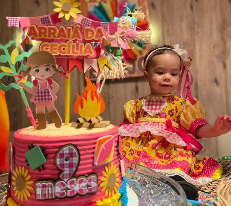 decoração junina infantil simples