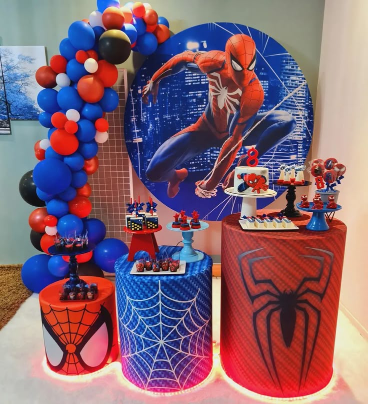 decoração homem aranha simples e barata