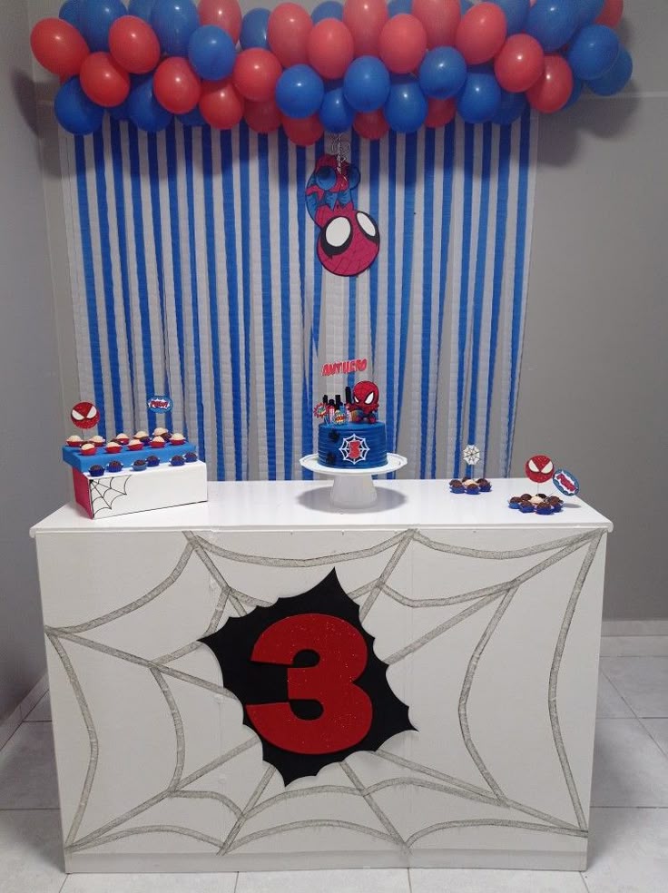ideias criativas festa homem aranha