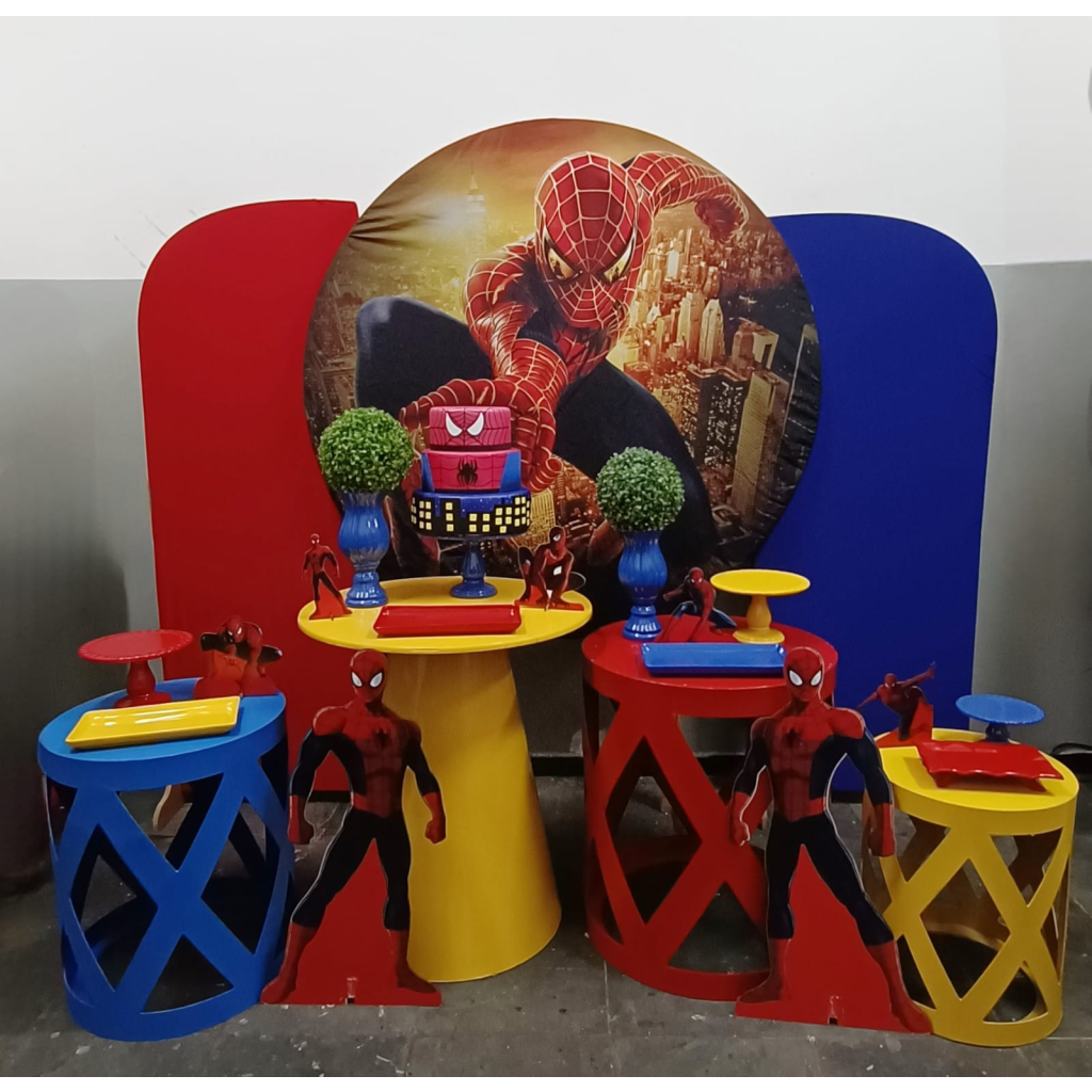 decoração homem aranha simples e barata