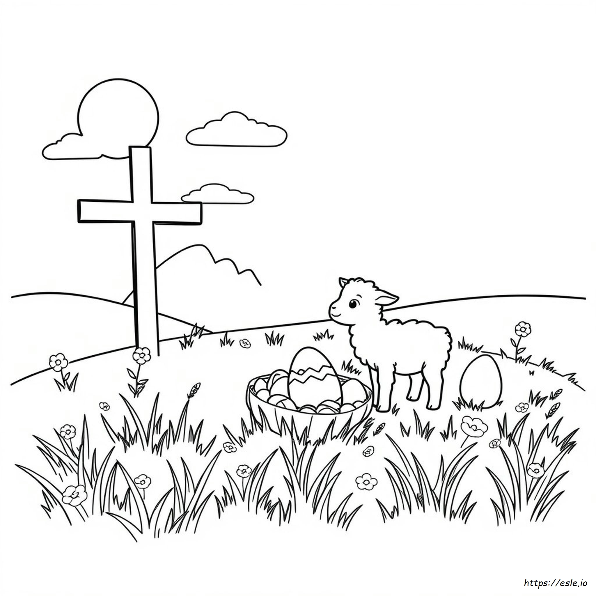 história da páscoa em desenhos