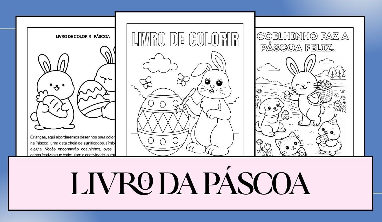 desenhos de páscoa para educação infantil