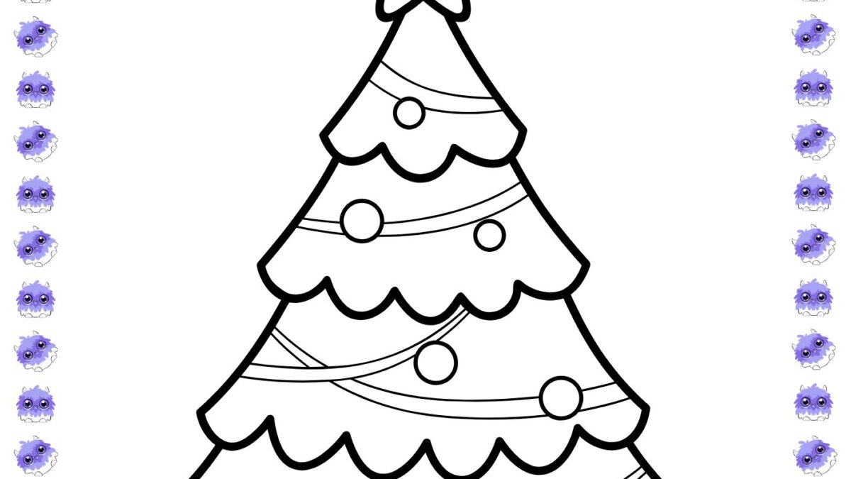 moldes de árvore de natal para imprimir