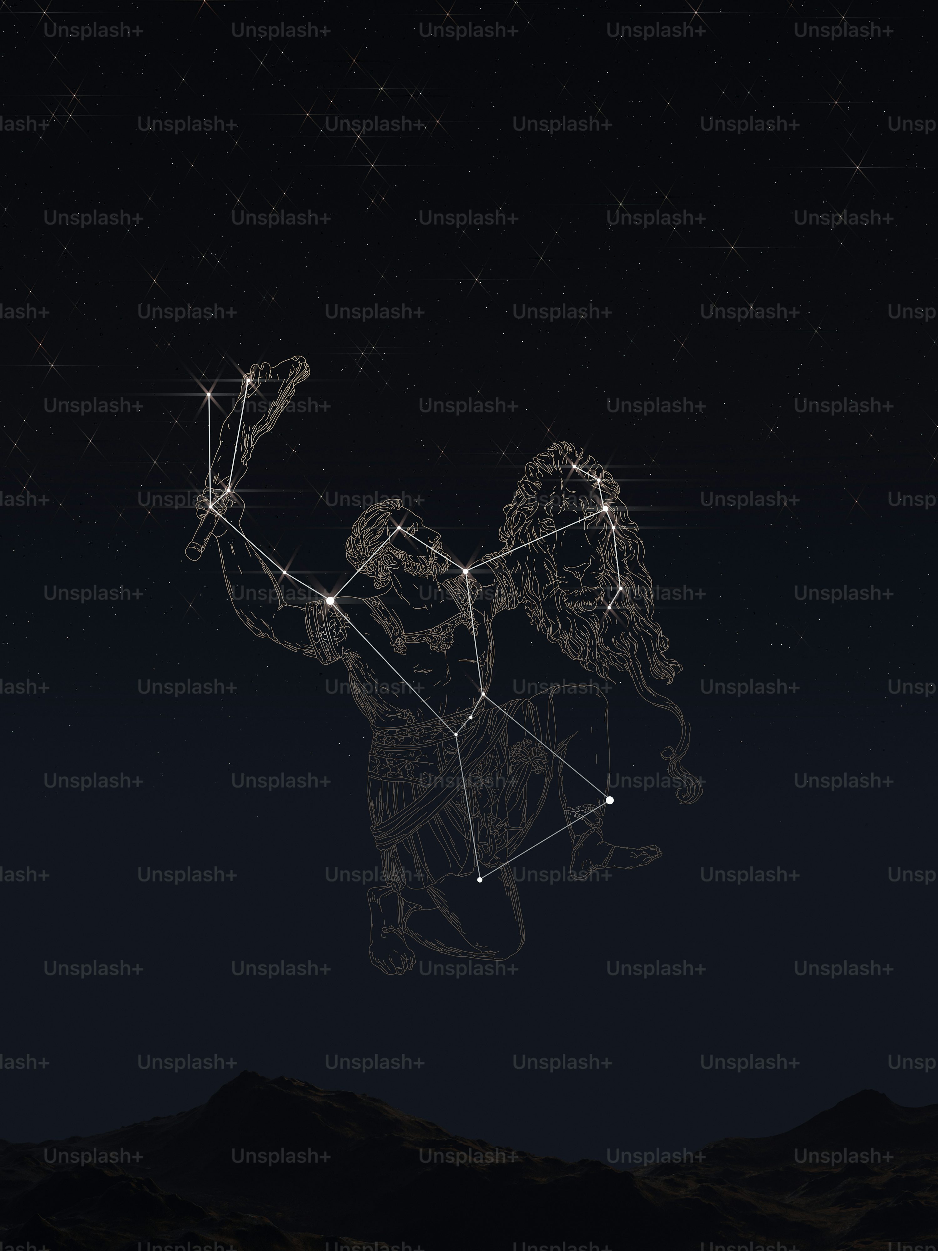 atividade de arte com estrela