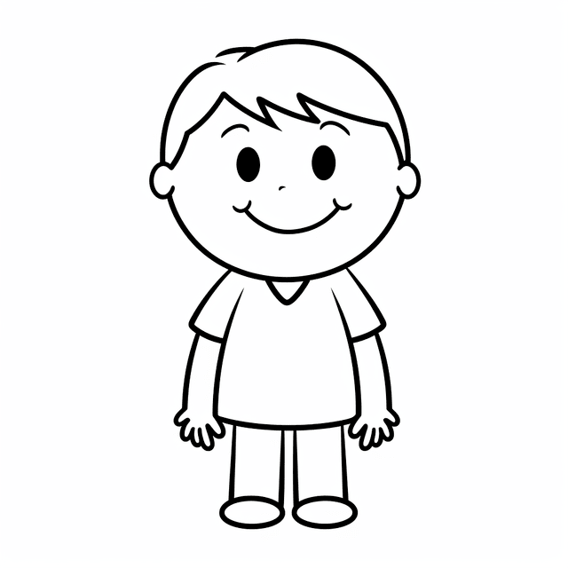 desenhos de meninos para educação infantil
