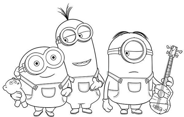 moldes de minions para artesanato