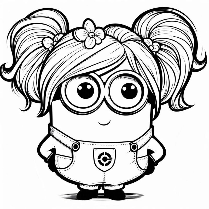 desenhos dos minions para colorir