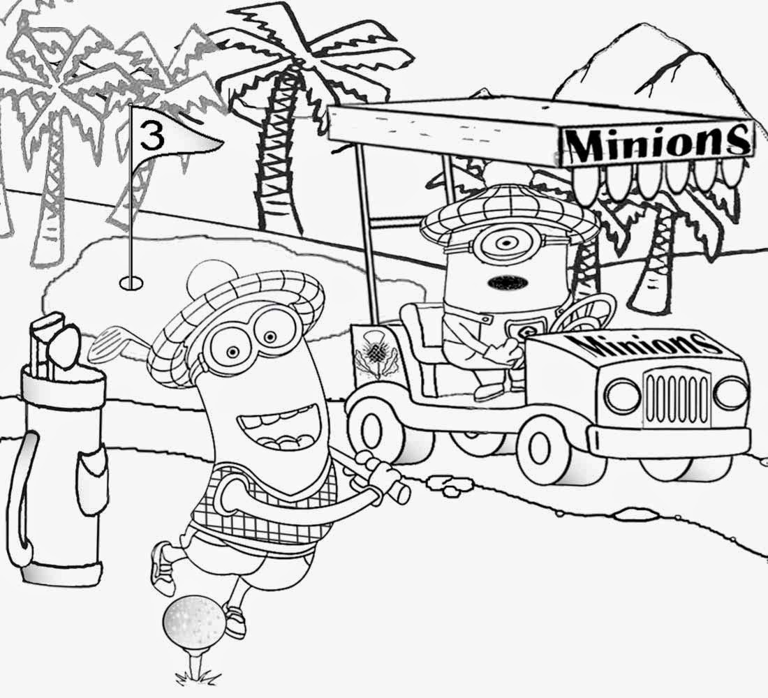 colorir minions bob
