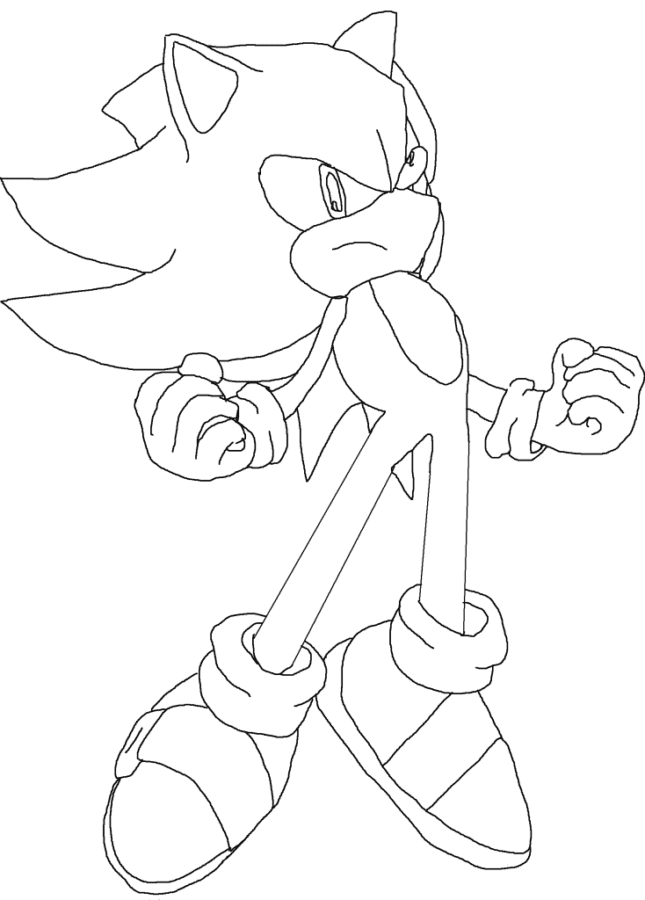 desenhos do Sonic para imprimir