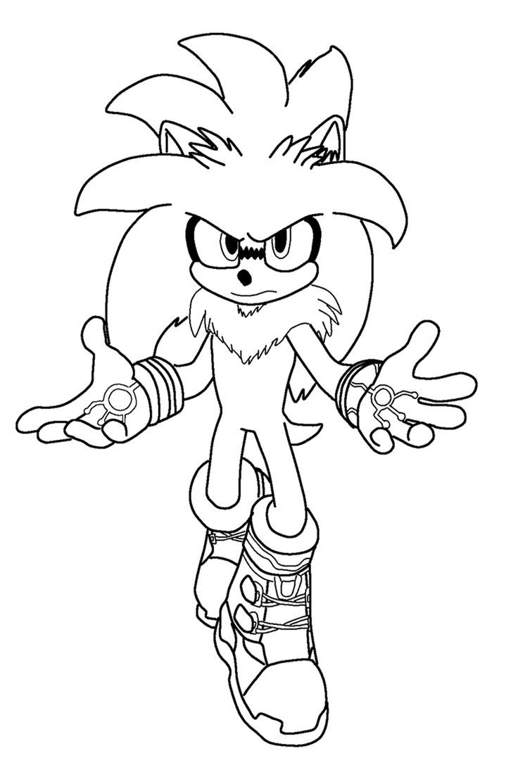 Sonic the Hedgehog para pintar