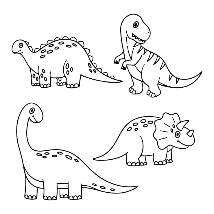 desenhos de Tricerátops para colorir