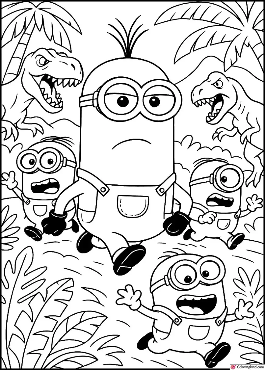 pintar minions kevin