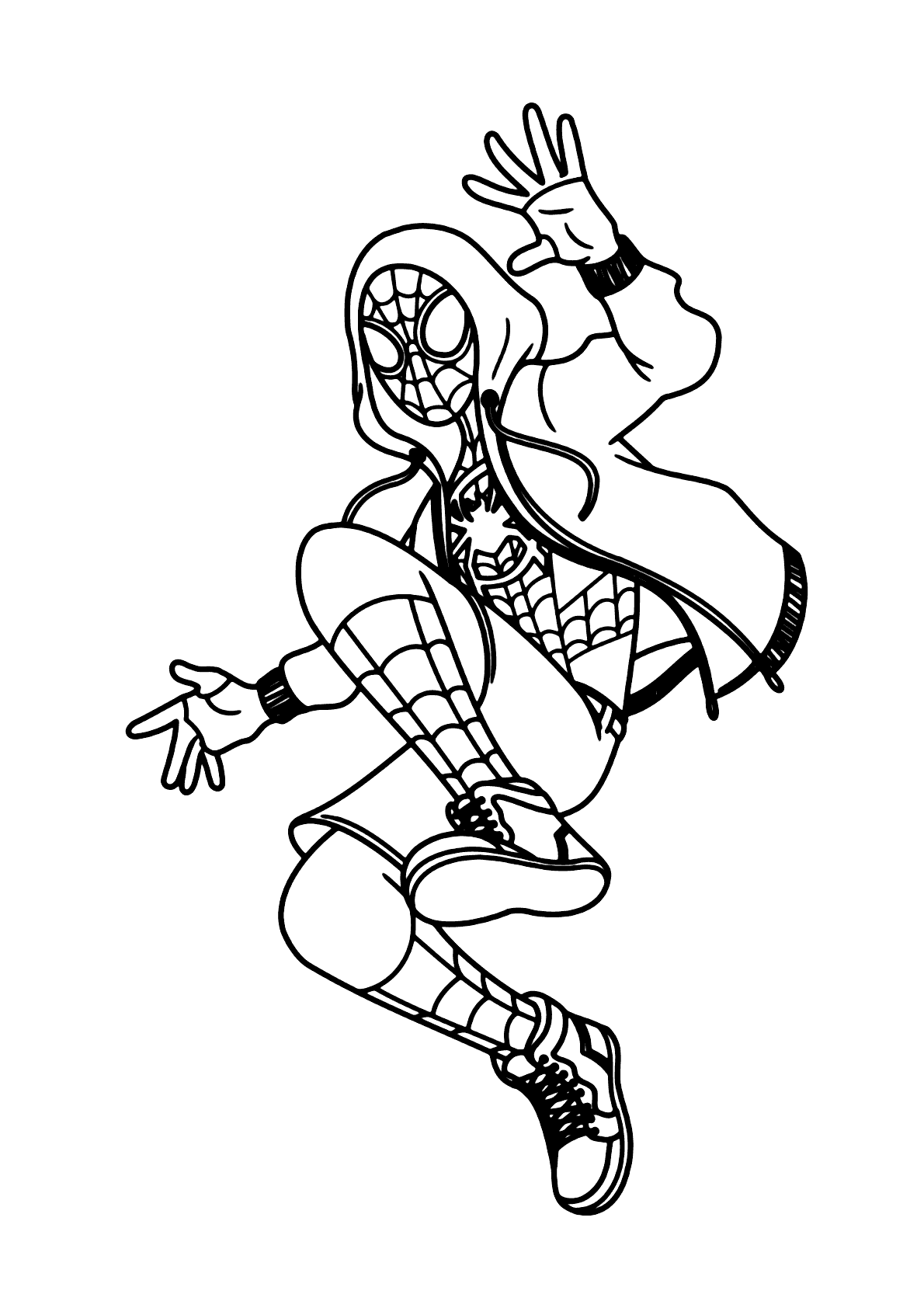 homem aranha para colorir pdf