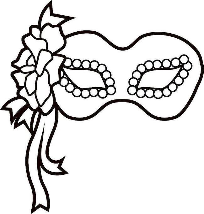 como desenhar máscara de carnaval passo a passo