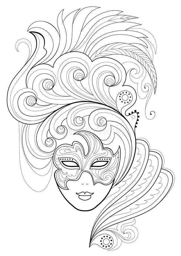 ideias para desenho de máscara de carnaval