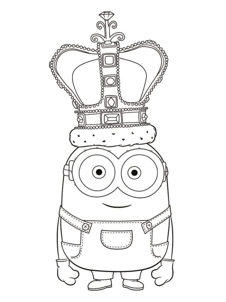 desenhos para imprimir crianças minions