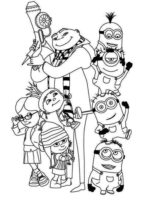 atividade infantil minions