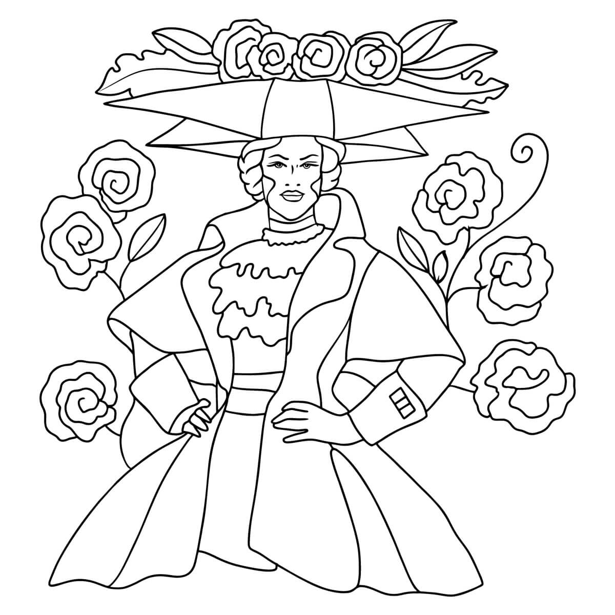 desenhos de carnaval para imprimir