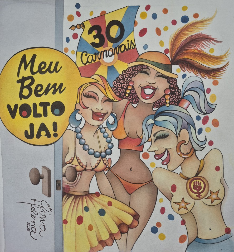 personagens do carnaval para desenhar