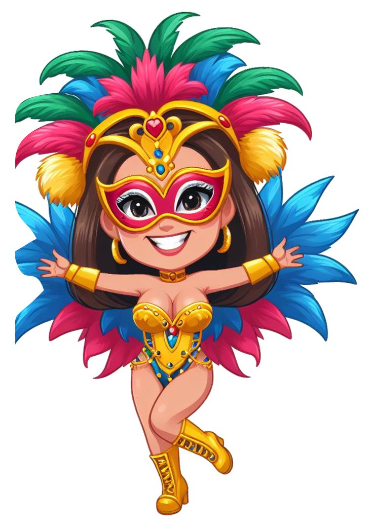 ilustrações de carnaval para download