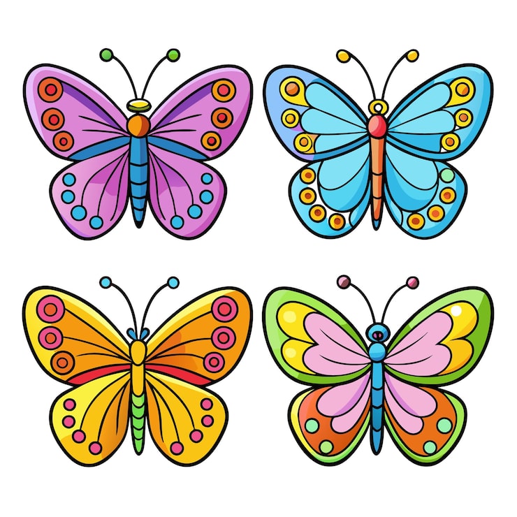 desenhos de borboleta para artesanato