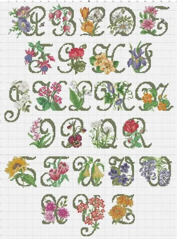desenhos de flores para bordado