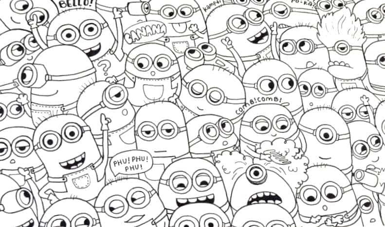 minions para pintar