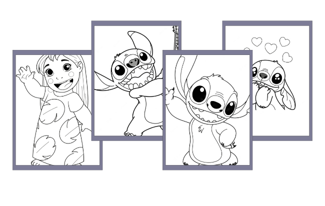 lilo e stitch desenhos para imprimir