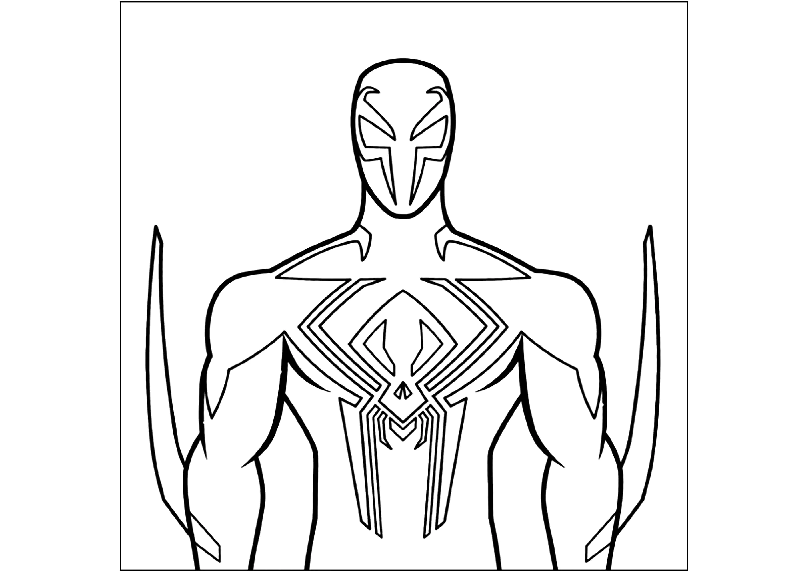homem aranha para pintar