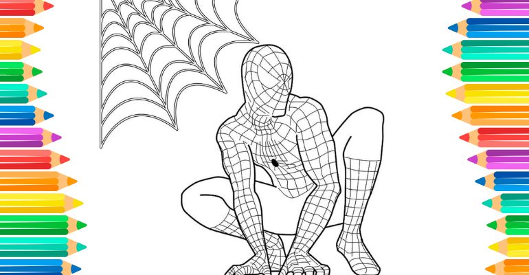 spider man coloring pages printable