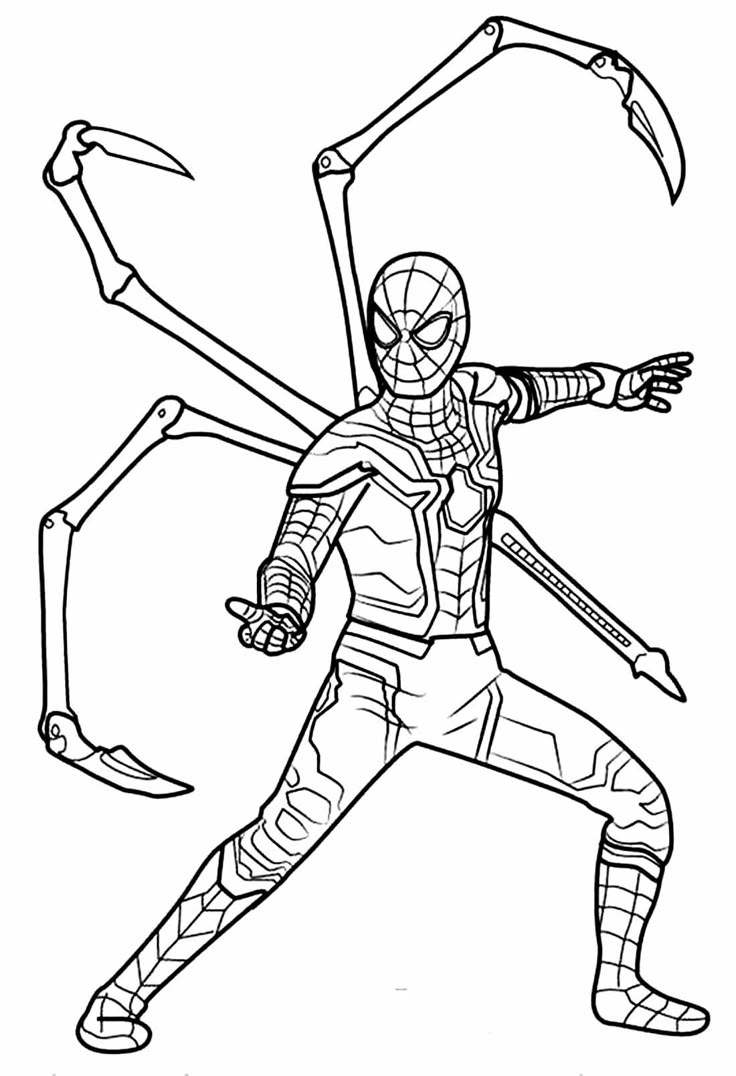desenhos do miles morales para colorir