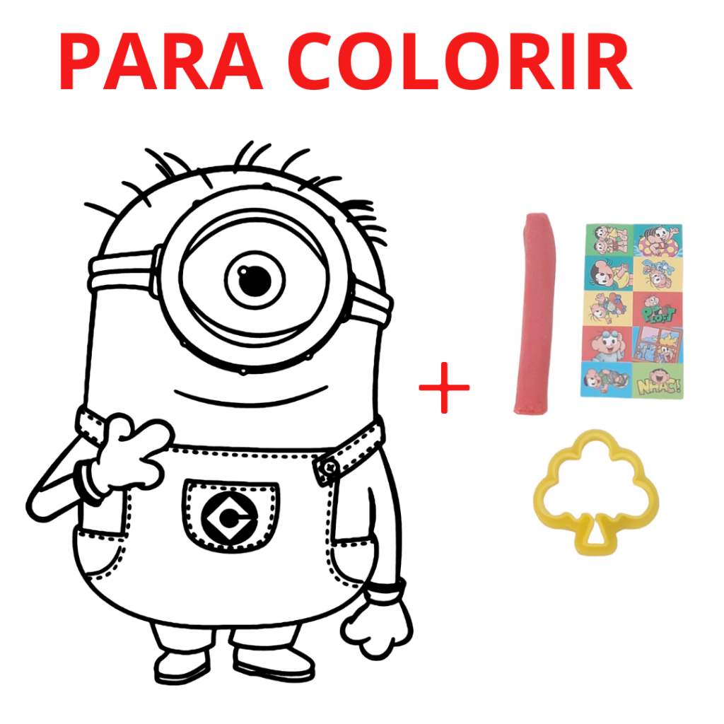 desenho do minion kevin para pintar