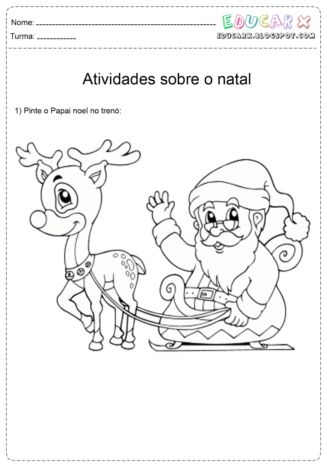 Atividades manuais de Natal