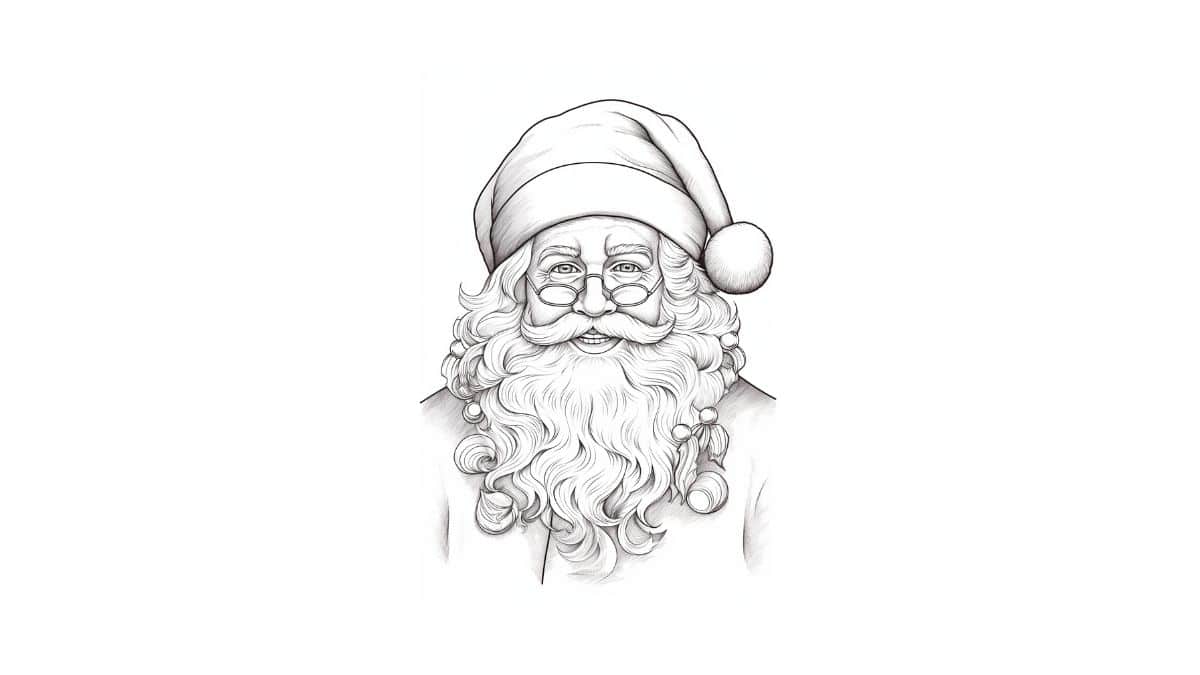 Papai Noel para pintar