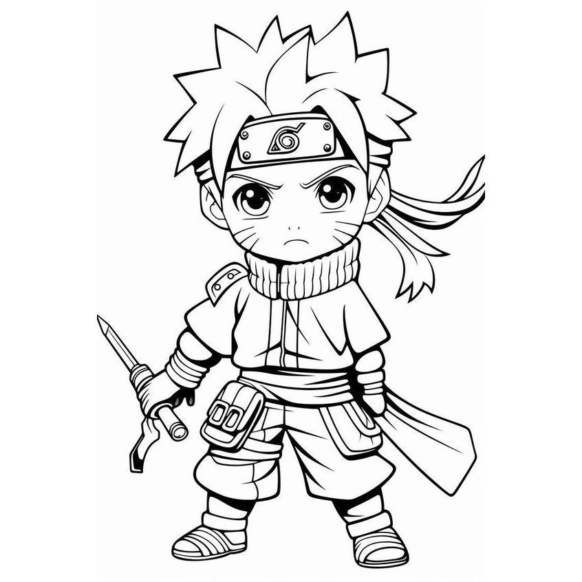 naruto para imprimir grátis