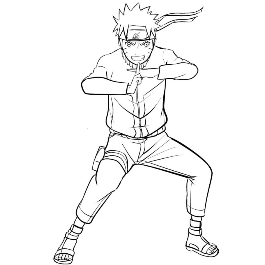 gaara desenho para colorir