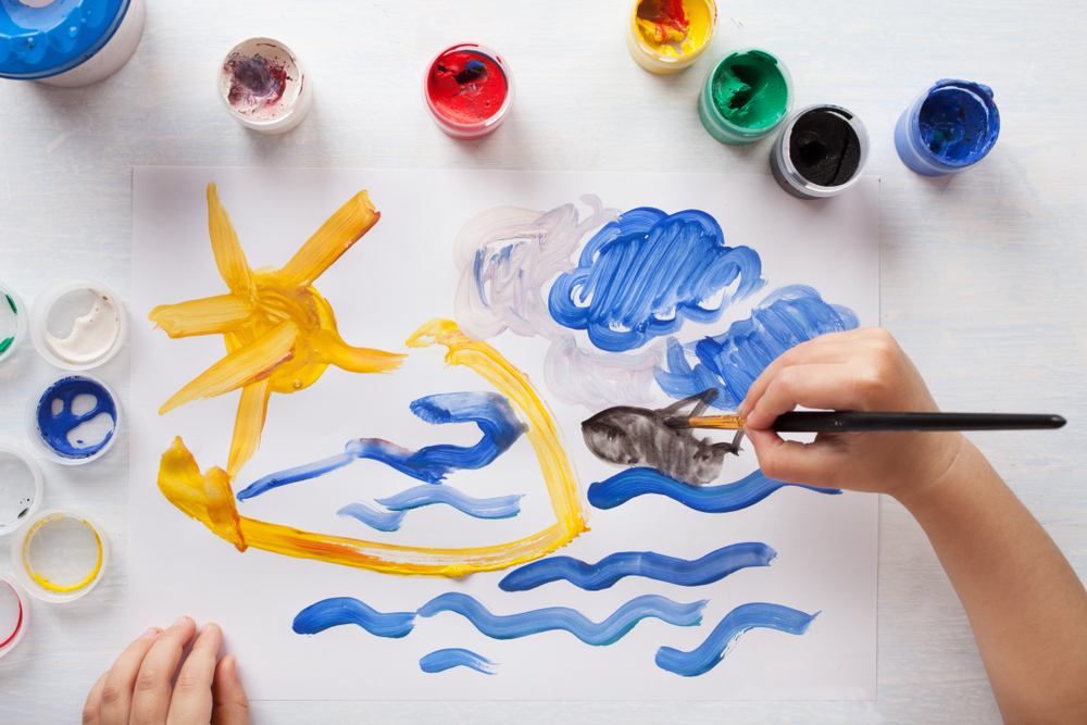 desenhos fáceis para pintar com guache crianças