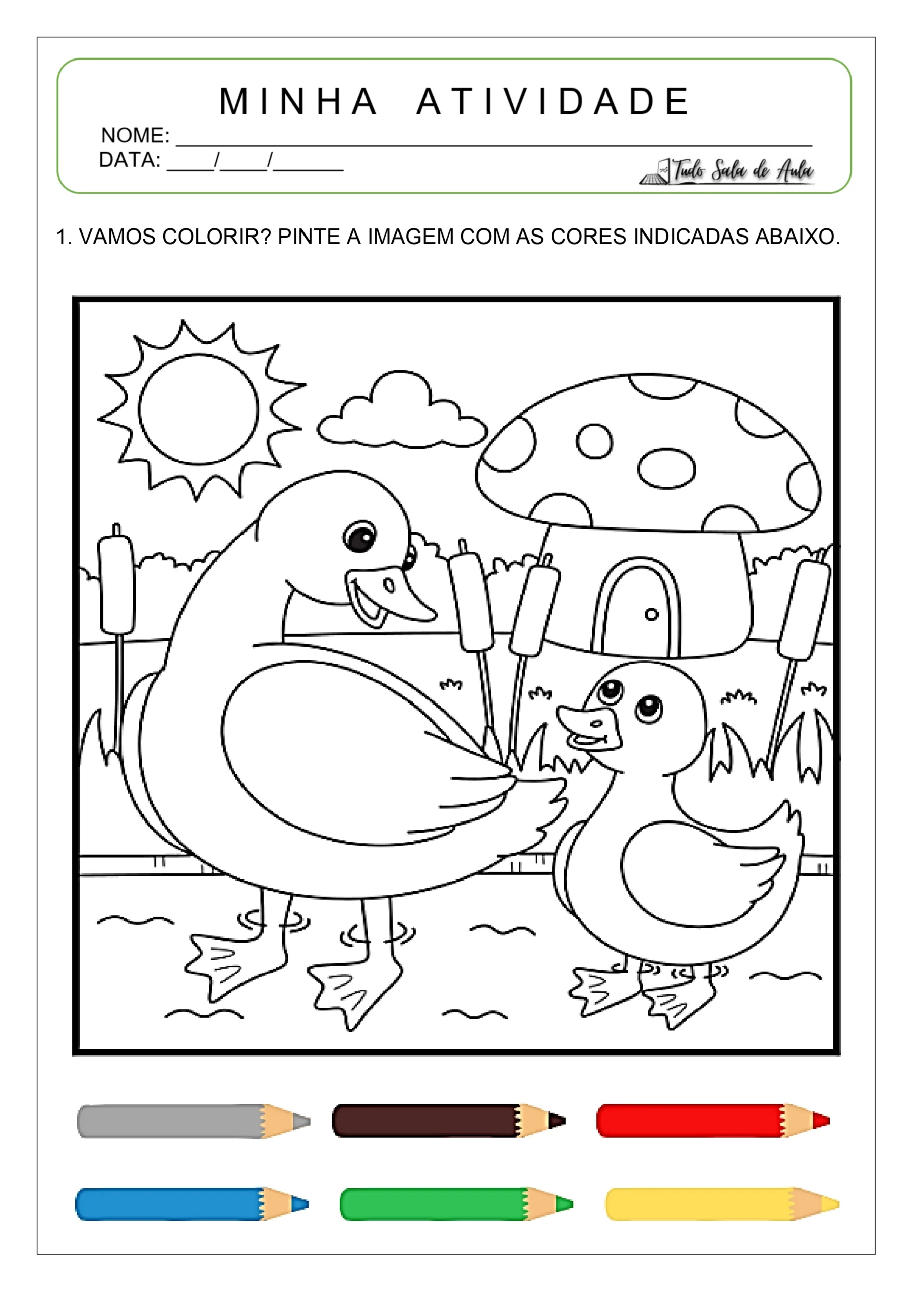 como usar tinta guache na creche