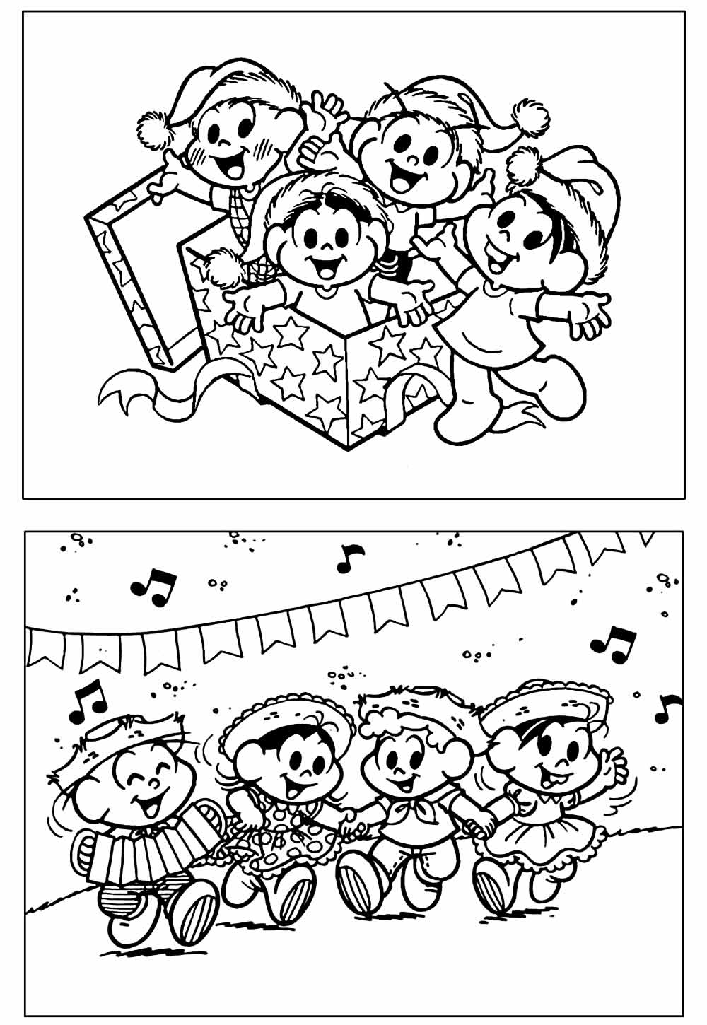 desenhos da mônica para pintar