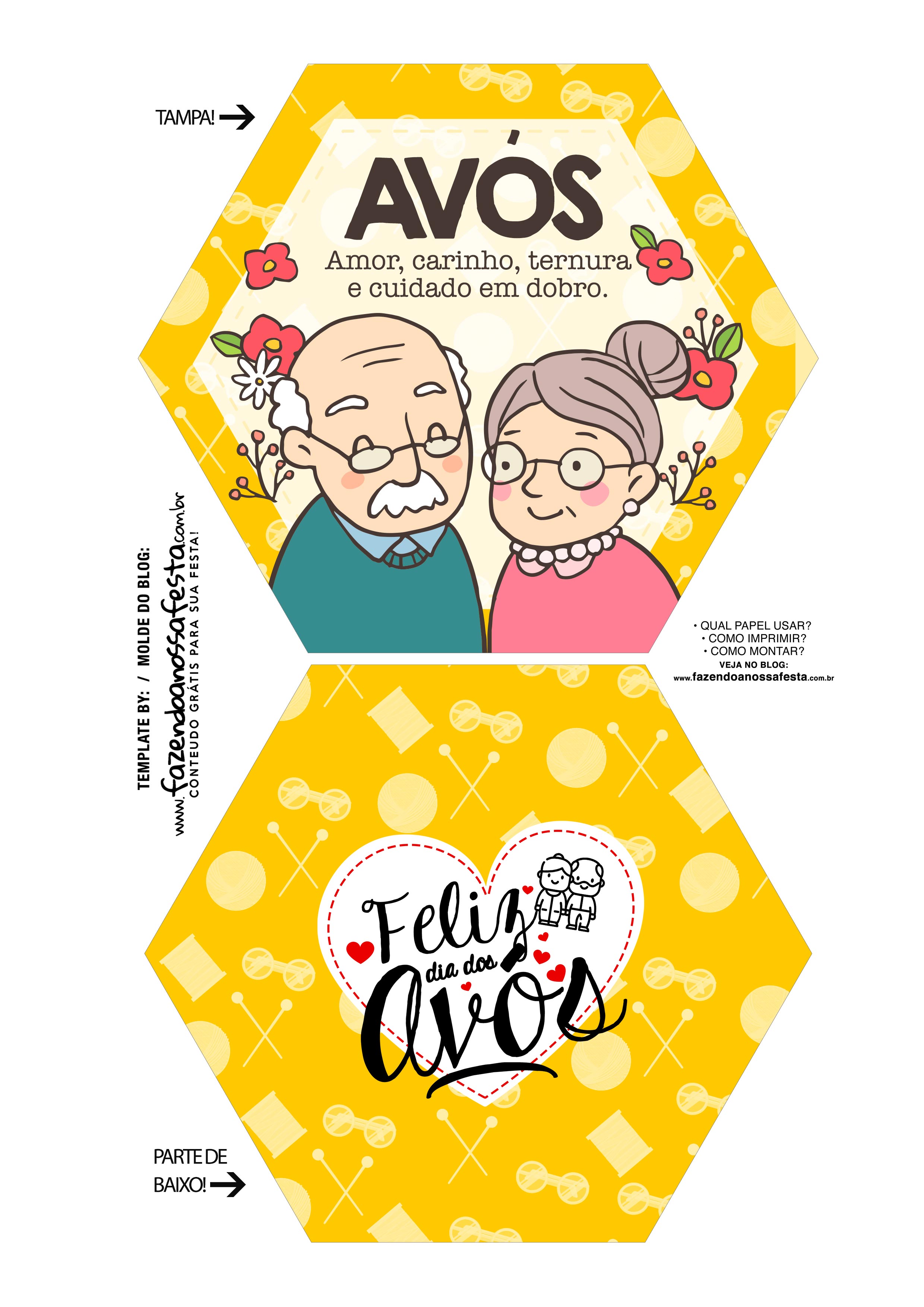 desenhos para colorir dia dos avós