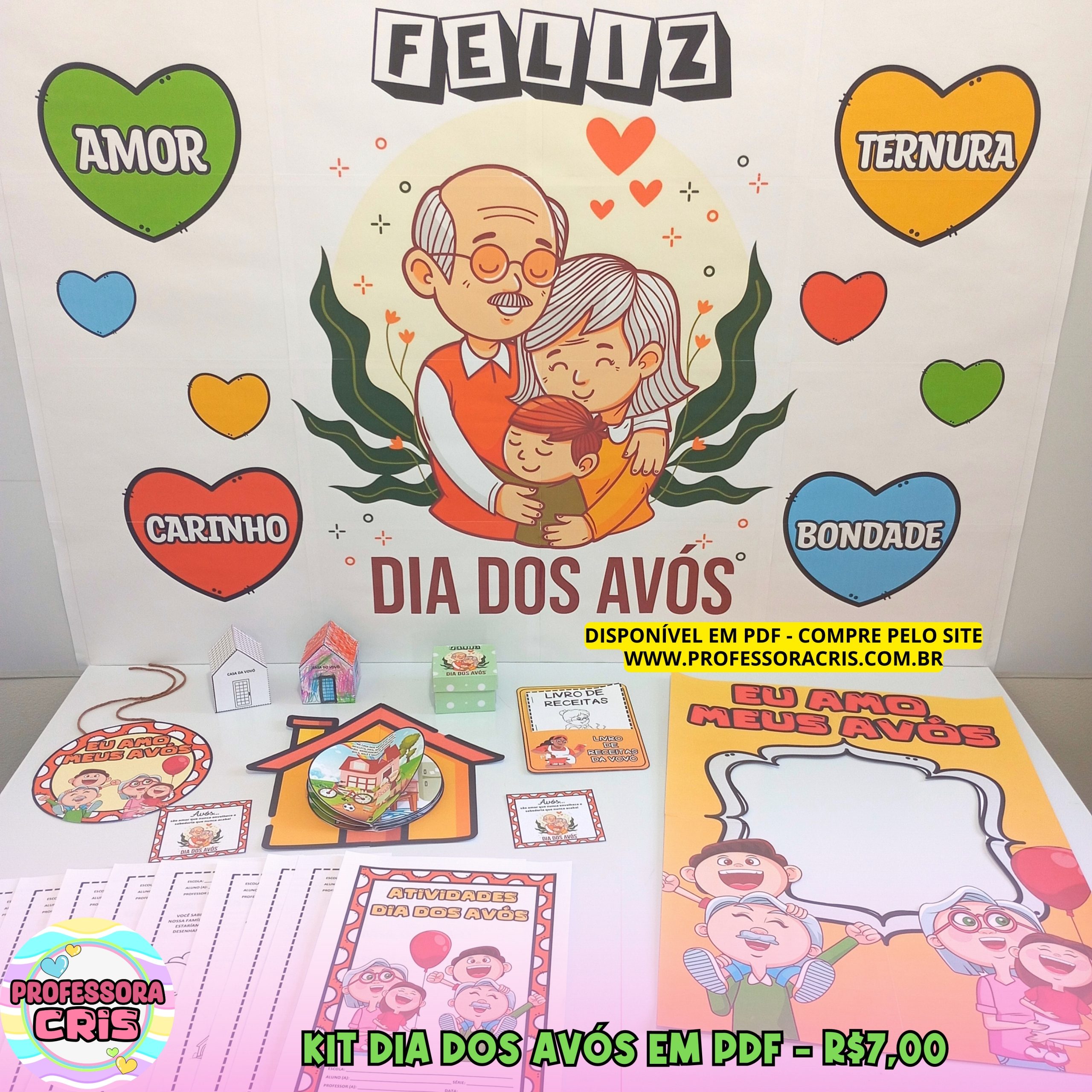 desenhos para colorir dia dos avós