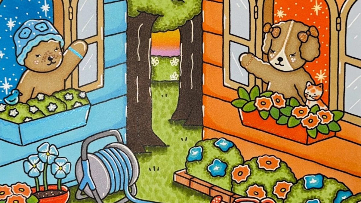 como organizar livros de colorir