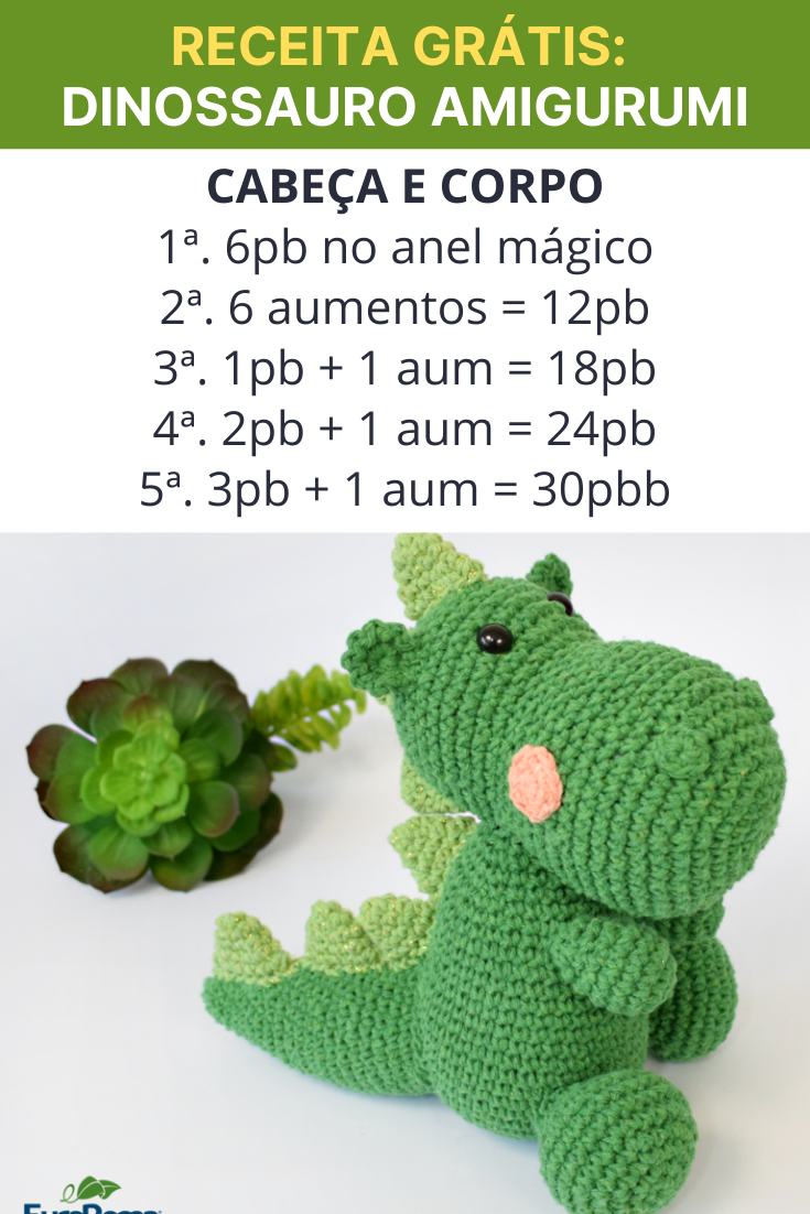 amigurumi dinossauro lost and found