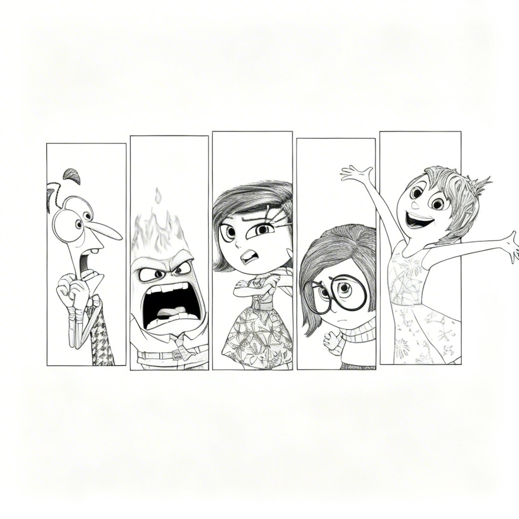 cores oficiais personagens divertidamente