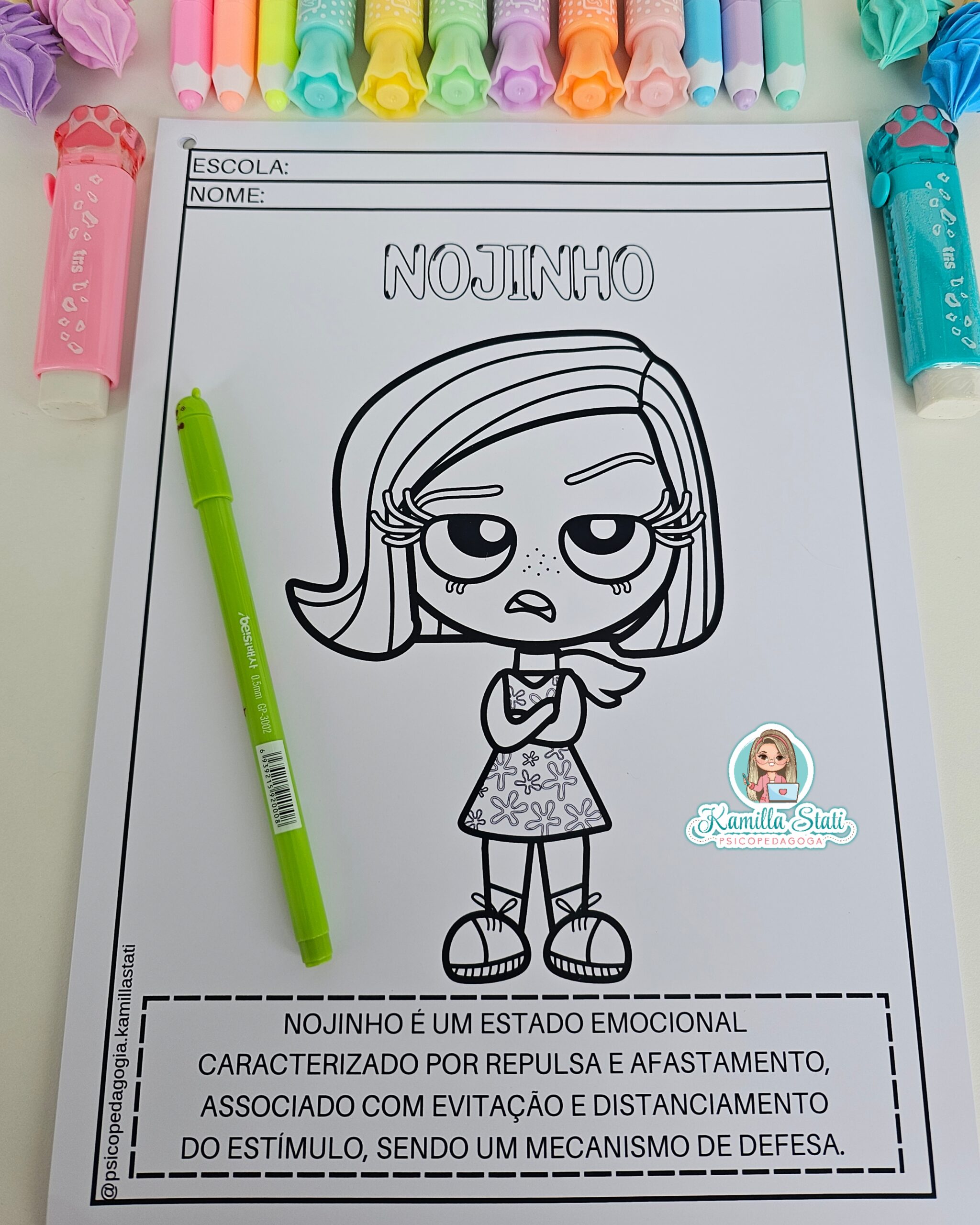 personagens divertidamente para colorir