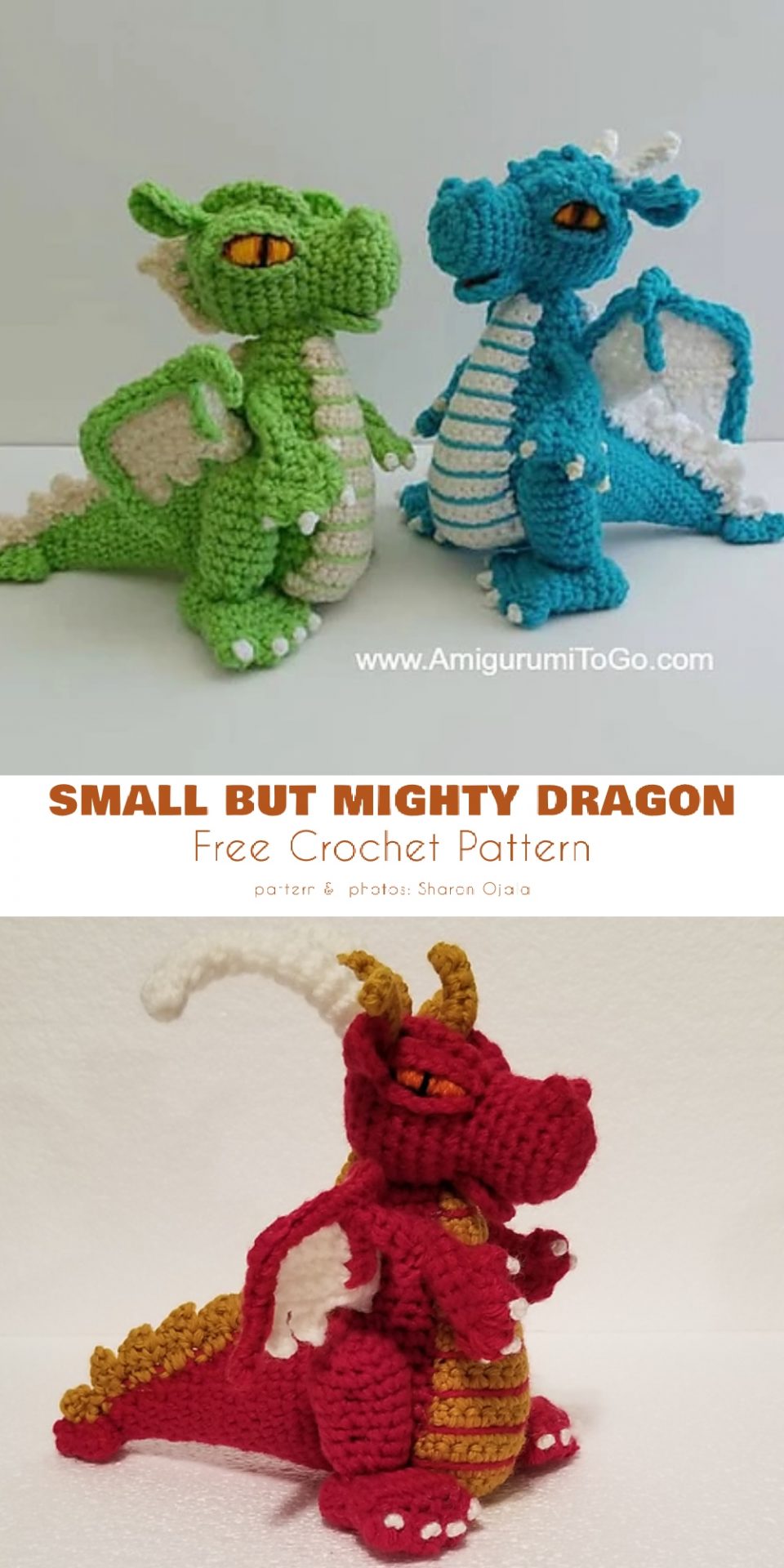 asas de dragão amigurumi com arame