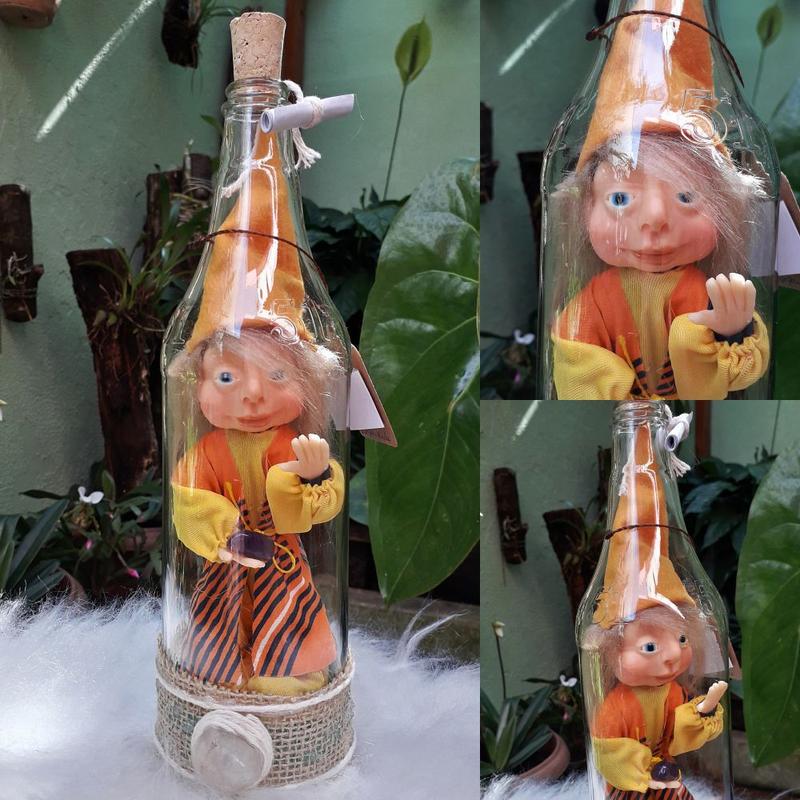 duende na garrafa passo a passo