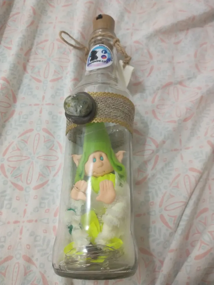 duende na garrafa eva
